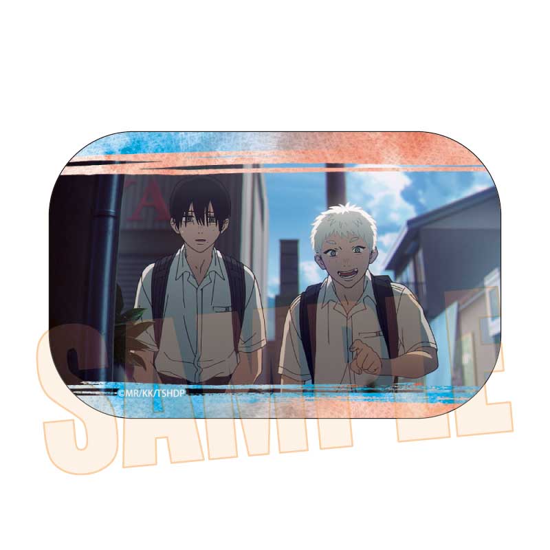 【ベルハウス】メモリーズスクエア缶バッジ 光が死んだ夏/佳紀&ヒカルB