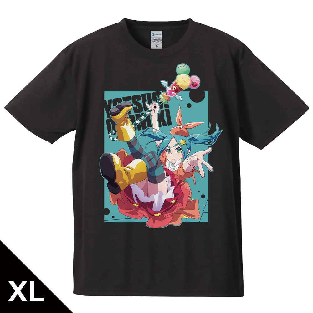 【アズメーカー】＜物語＞シリーズ Tシャツ 斧乃木余接 ステッキver. XLサイズ