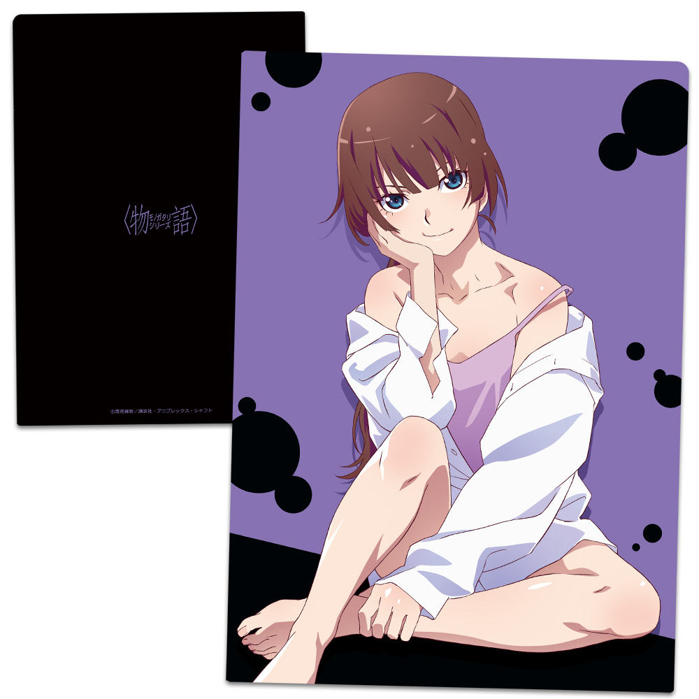 【アズメーカー】＜物語＞シリーズ クリアファイル 戦場ヶ原ひたぎ シャツver.