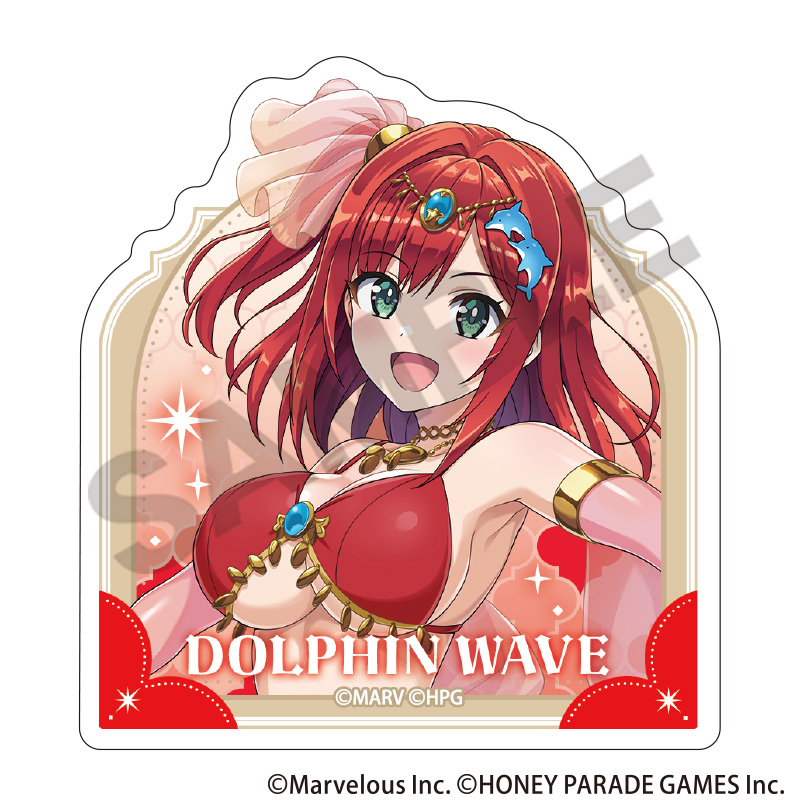【クラックス】ドルフィンウェーブ スタンドメモクリップ 咲宮入華 踊り子