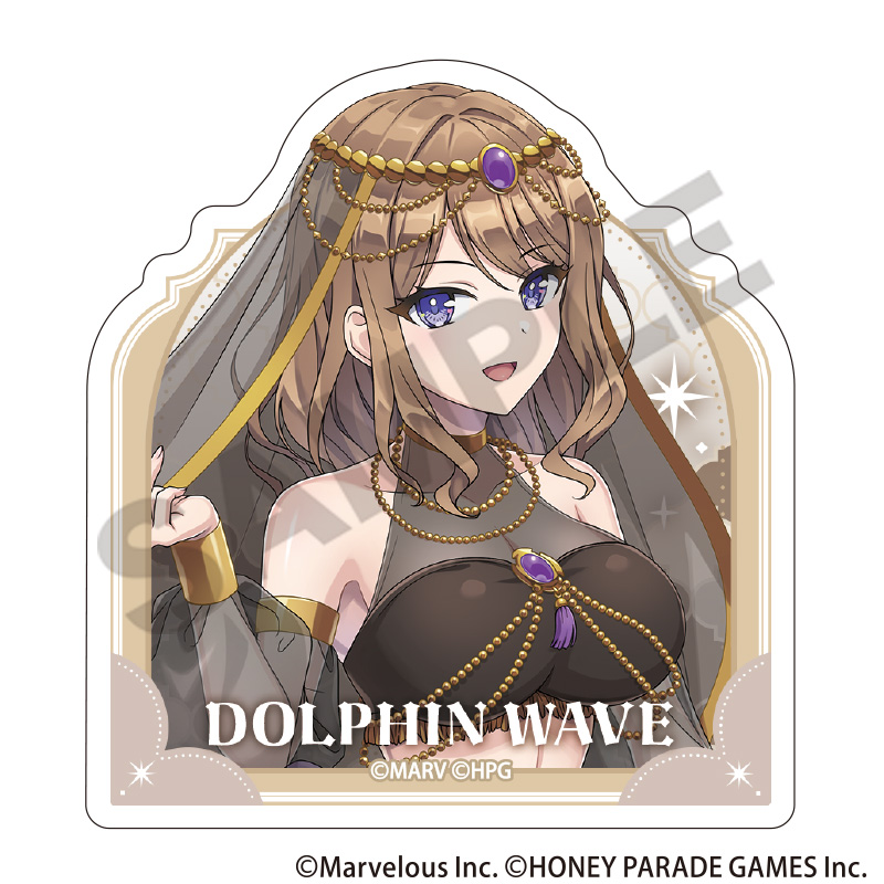 【クラックス】ドルフィンウェーブ スタンドメモクリップ 住乃絵紫苑 踊り子