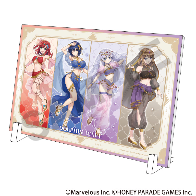 【クラックス】ドルフィンウェーブ A4アクリルパネル 集合 踊り子
