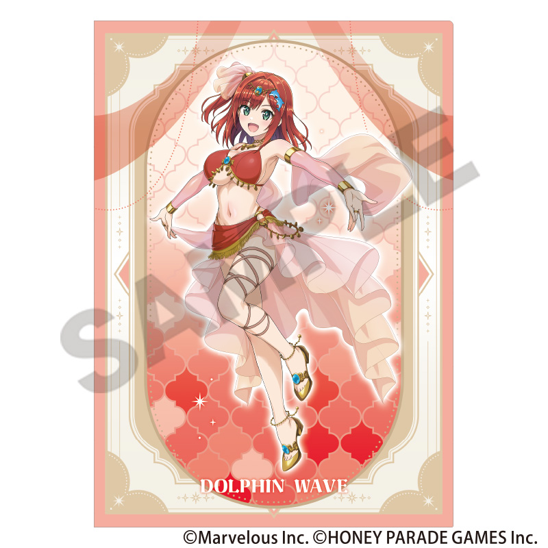【クラックス】ドルフィンウェーブ シングルクリアファイル 咲宮入華 踊り子
