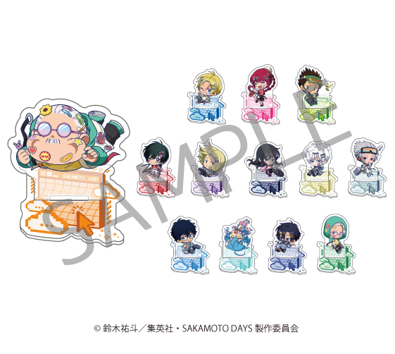 【リアライズ】SAKAMOTO DAYS ランダムミニキャラアクリルスタンド デコラver. 1BOX入数：13