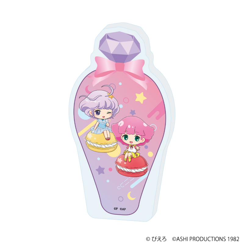 【A3】コレクションボトル「魔法の天使クリィミーマミ×魔法のプリンセス ミンキーモモ」02/クリィミーマミ&ミンキーモモB（ミニキャライラスト）