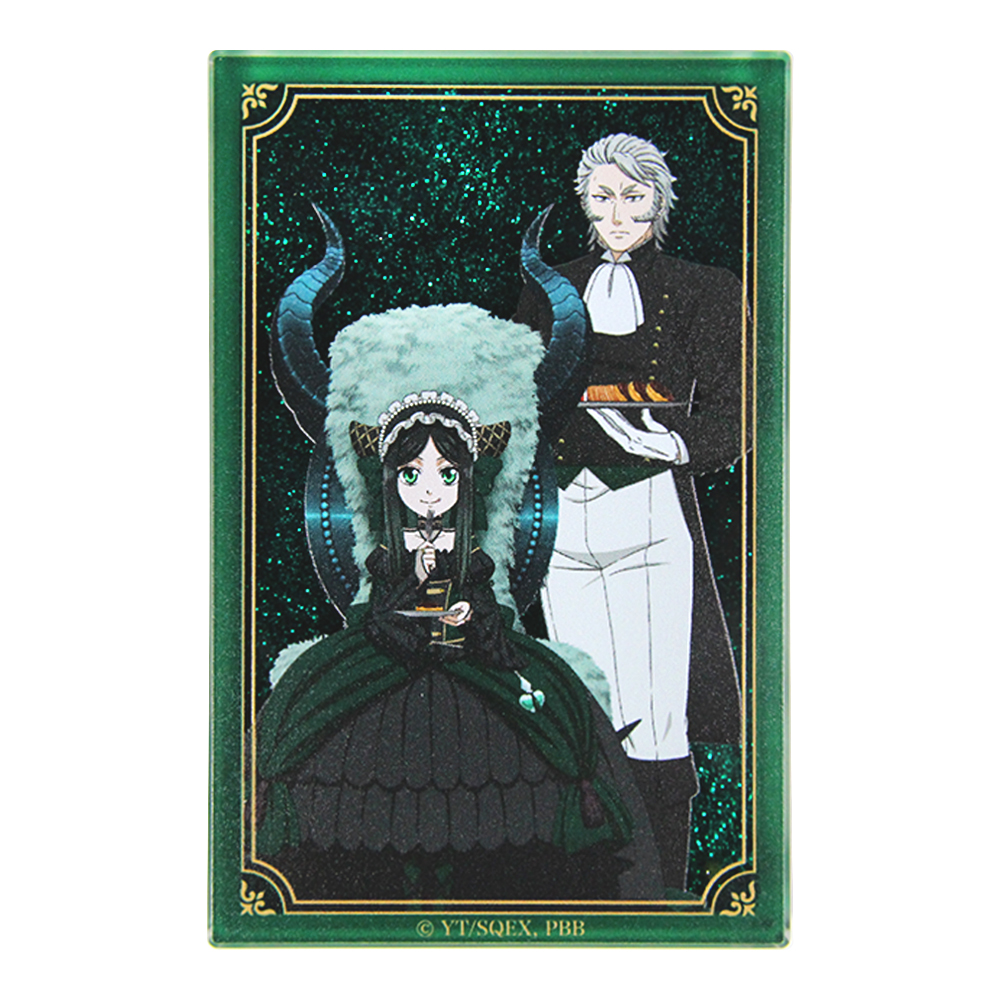 【キャラバン】黒執事 -緑の魔女編- 描き下ろしグリッターアクリルブロック / ジークリンデ&ヴォルフラム