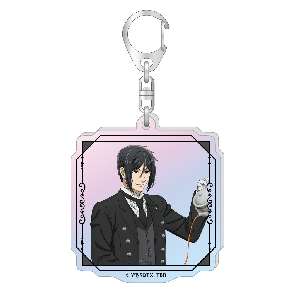 【キャラバン】黒執事 -緑の魔女編- 描き下ろしオーロラアクリルキーホルダー / セバスチャン・ミカエリス