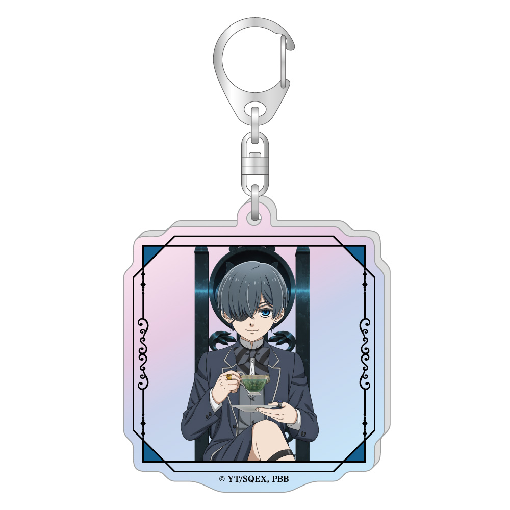 【キャラバン】黒執事 -緑の魔女編- 描き下ろしオーロラアクリルキーホルダー / シエル・ファントムハイヴ