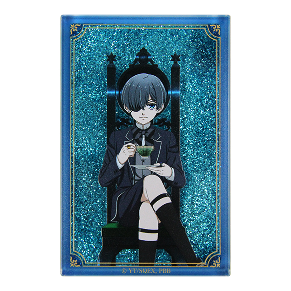 【キャラバン】黒執事 -緑の魔女編- 描き下ろしグリッターアクリルブロック / シエル・ファントムハイヴ