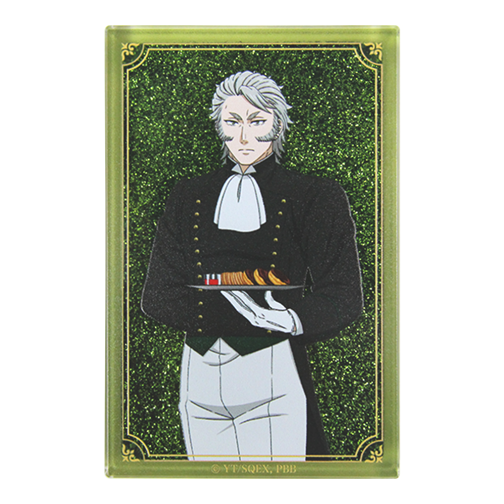【キャラバン】黒執事 -緑の魔女編- 描き下ろしグリッターアクリルブロック / ヴォルフラム・ゲルツァー