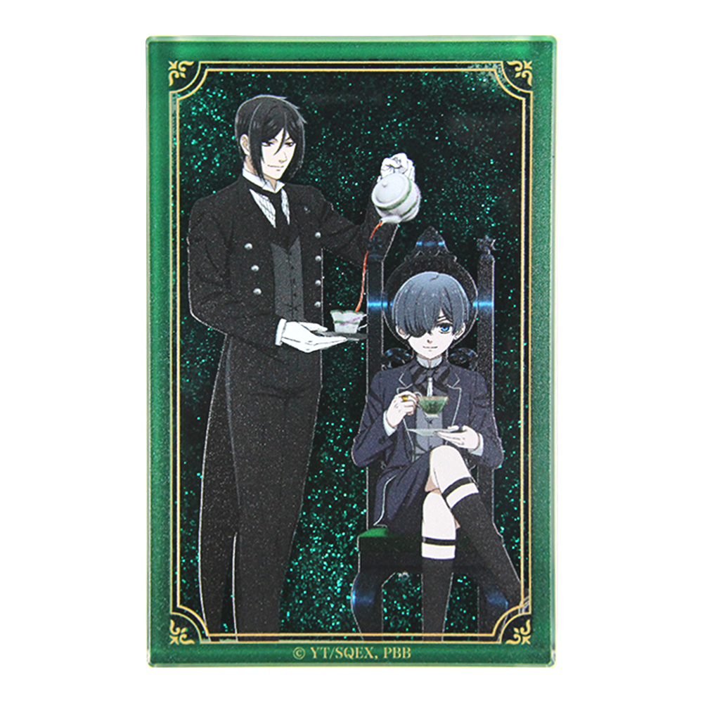【キャラバン】黒執事 -緑の魔女編- 描き下ろしグリッターアクリルブロック / セバスチャン&シエル