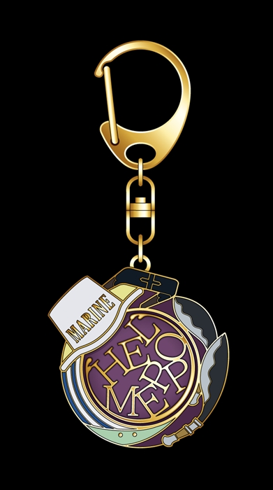 【ムービック】ONE PIECE シンボルモチーフキーホルダー ヘルメッポ