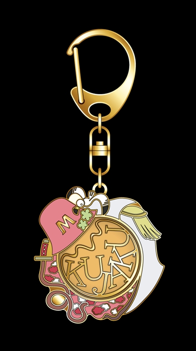 【ムービック】ONE PIECE シンボルモチーフキーホルダー 孔雀