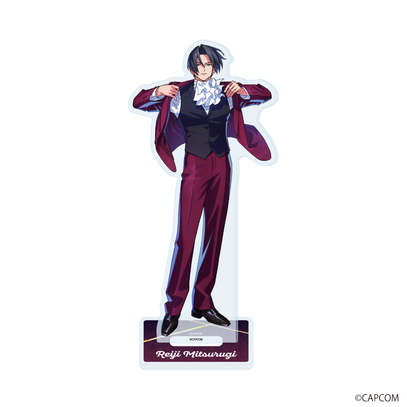 【A3】アクリルスタンド「逆転裁判」シリーズ02/御剣 怜侍（描き起こしイラスト）