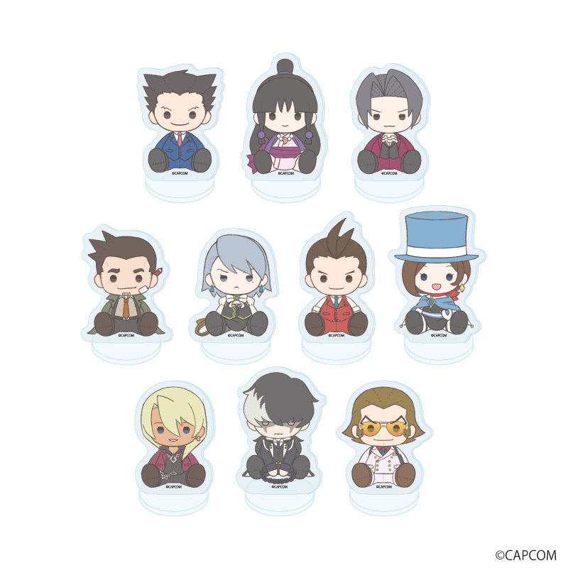 【A3】アクリルぷちスタンド「逆転裁判」シリーズ02/ブラインド（全10種）（ぽてぬいアート） 1BOX入数：10