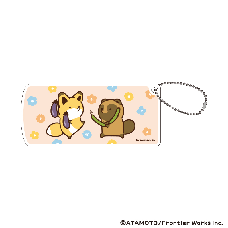 【A3】スライド式小物ケース「タヌキとキツネ」02/B（公式イラスト）