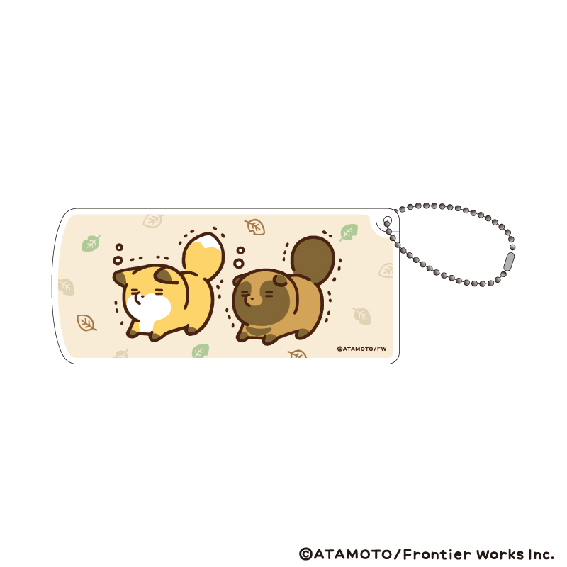 【A3】スライド式小物ケース「タヌキとキツネ」04/D（公式イラスト）