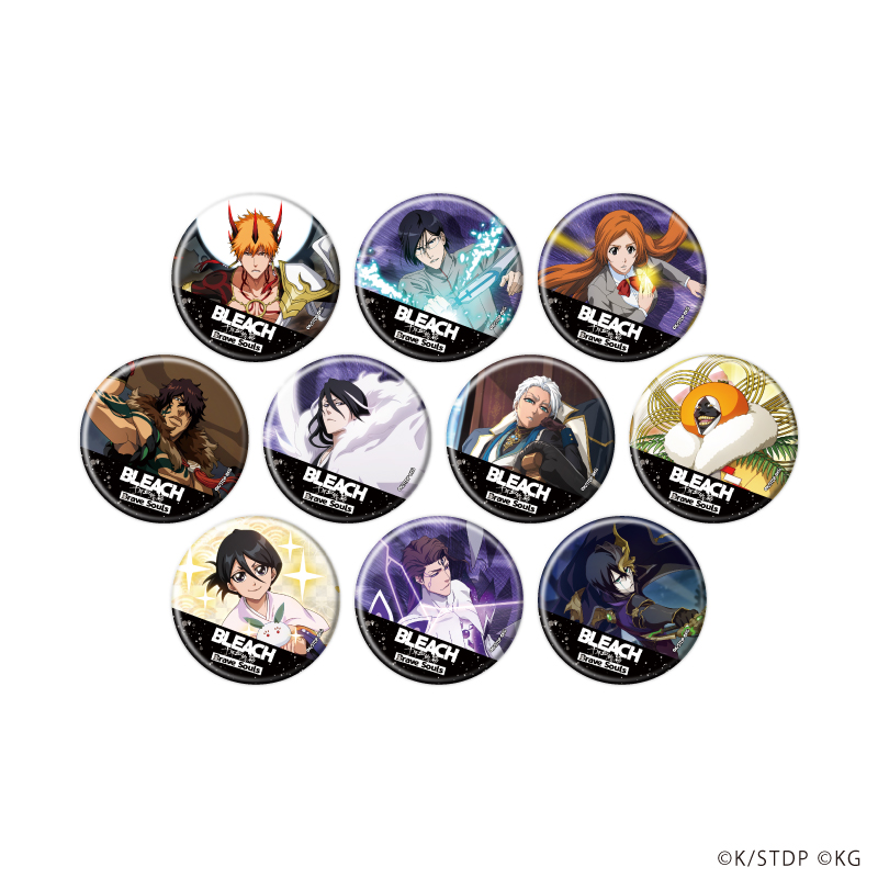 【A3】缶バッジ「BLEACH Brave Souls」01/ブラインド（全10種）（公式イラスト） 1BOX入数：10