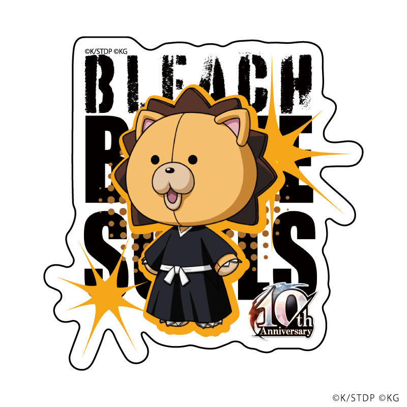 【A3】ダイカットスマホステッカー「BLEACH Brave Souls」10/コン（死覇装）（公式イラスト）