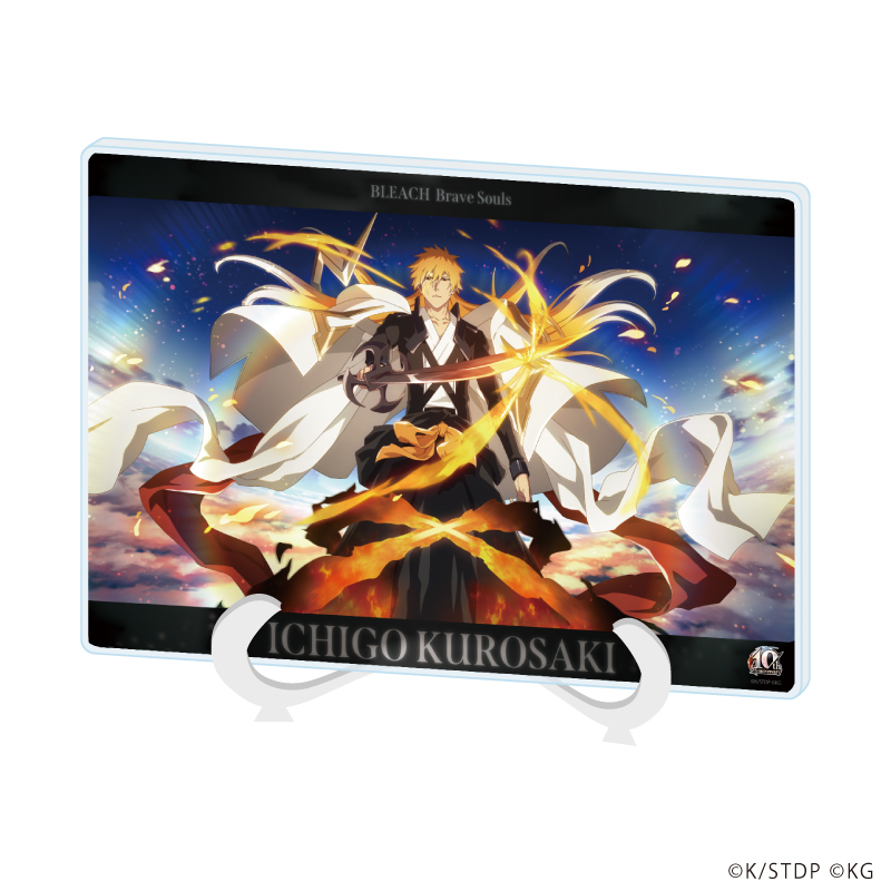 【A3】アクリルアートボード（A5サイズ）「BLEACH Brave Souls」02/黒崎一護（10周年記念ver.）（公式イラスト）