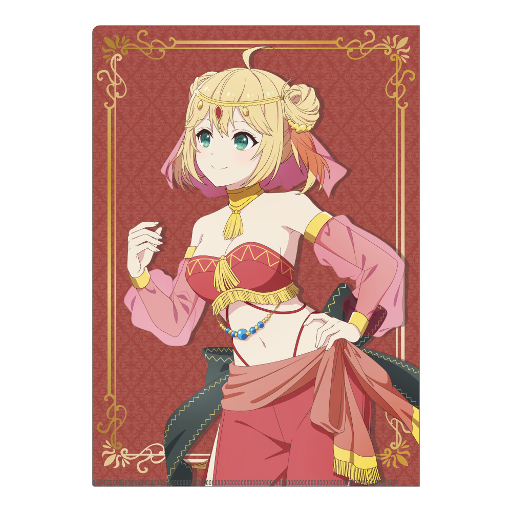 【みどびよ！】転生王女と天才令嬢の魔法革命 描き下ろし クリアファイル アニス 踊り子ver.