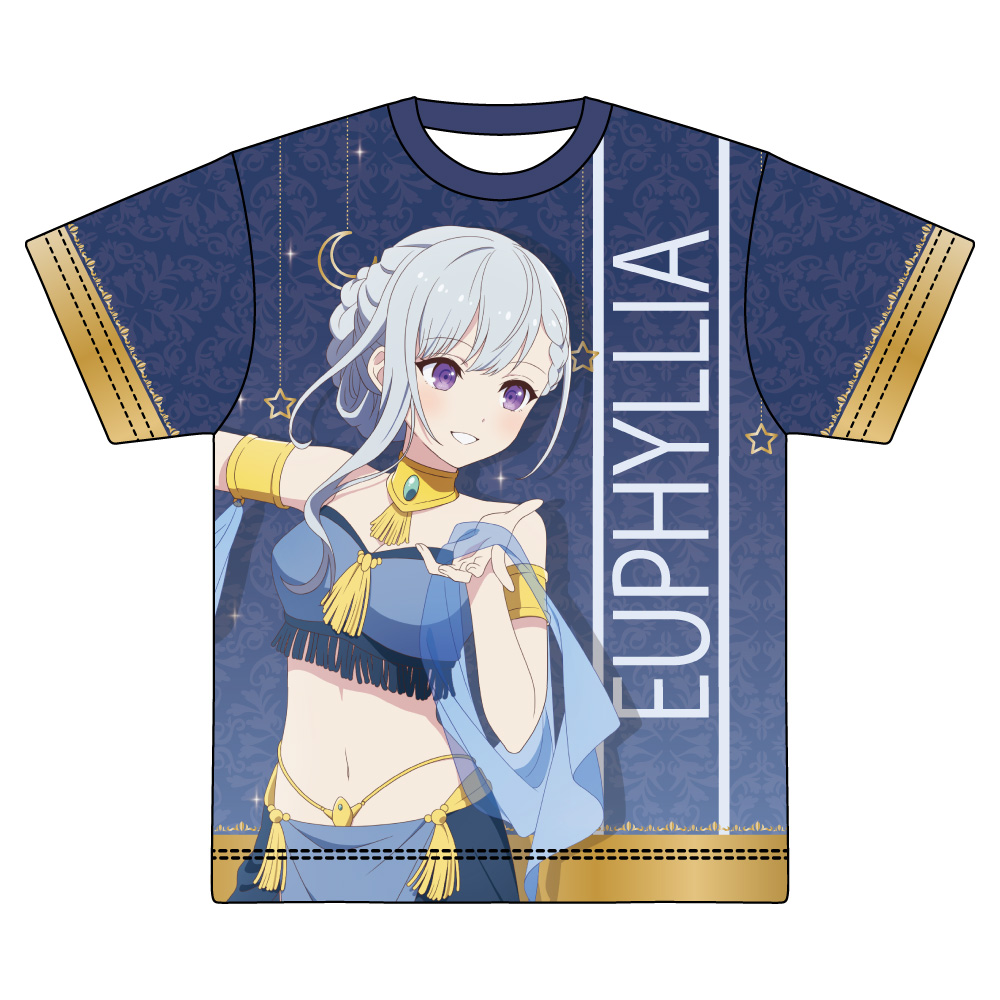 【みどびよ！】転生王女と天才令嬢の魔法革命 描き下ろし フルグラフィックTシャツ ユフィ 踊り子ver.