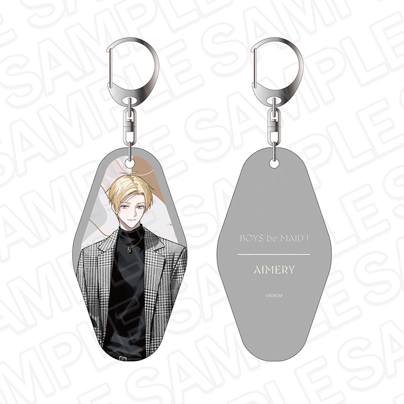 【コンテンツシード】BOYS be MAID！～御曹司メイドボーイ部の日日～ 両面キーホルダー エメリ・スノワール Everyday Clothes AW ver.