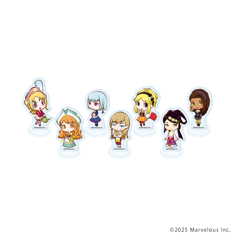 【A3】アクリルぷちスタンド「牧場物語 Let's！風のグランドバザール」02/ブラインド（全7種）（公式イラスト） 1BOX入数：7