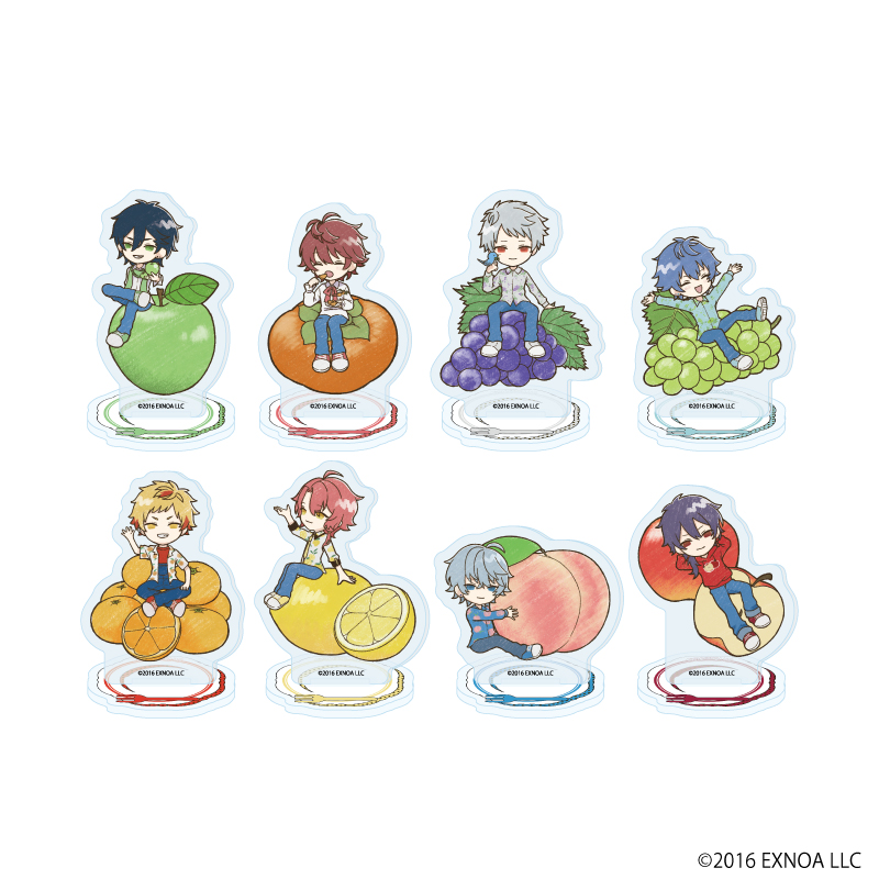 【A3】アクリルぷちスタンド「文豪とアルケミスト」20/フルーツver. ブラインド（全8種）（グラフアートイラスト） 1BOX入数：8