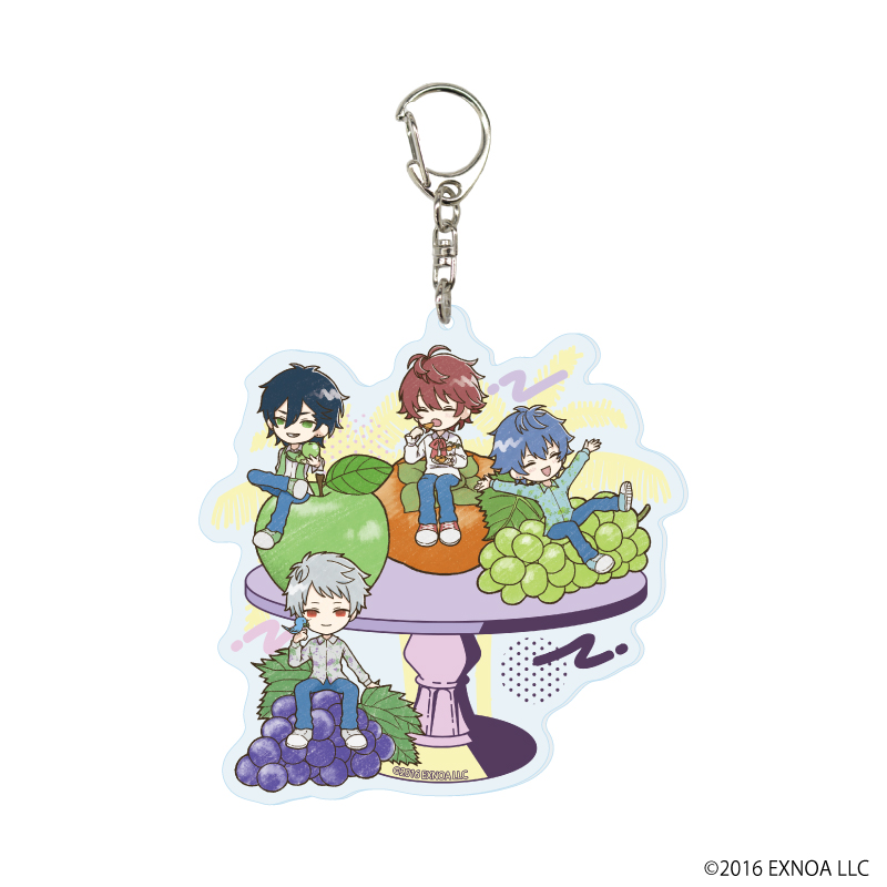 【A3】デカアクリルキーホルダー「文豪とアルケミスト」18/フルーツver. B（グラフアートイラスト）