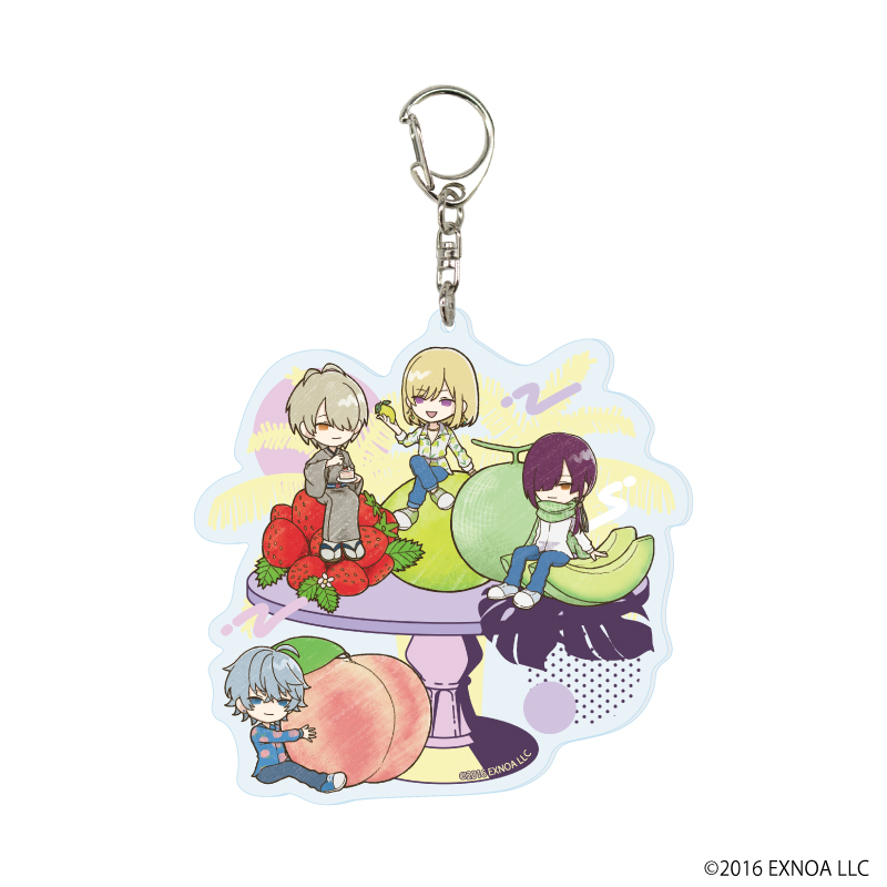 【A3】デカアクリルキーホルダー「文豪とアルケミスト」19/フルーツver. C（グラフアートイラスト）