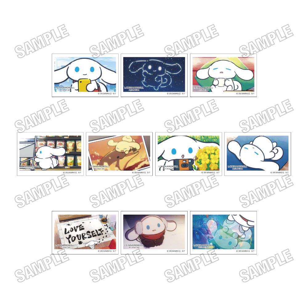 【メディコス・エンタテインメント】『I.CINNAMOROLL Animation』ステッカーコレクション 1BOX ＝10pcs