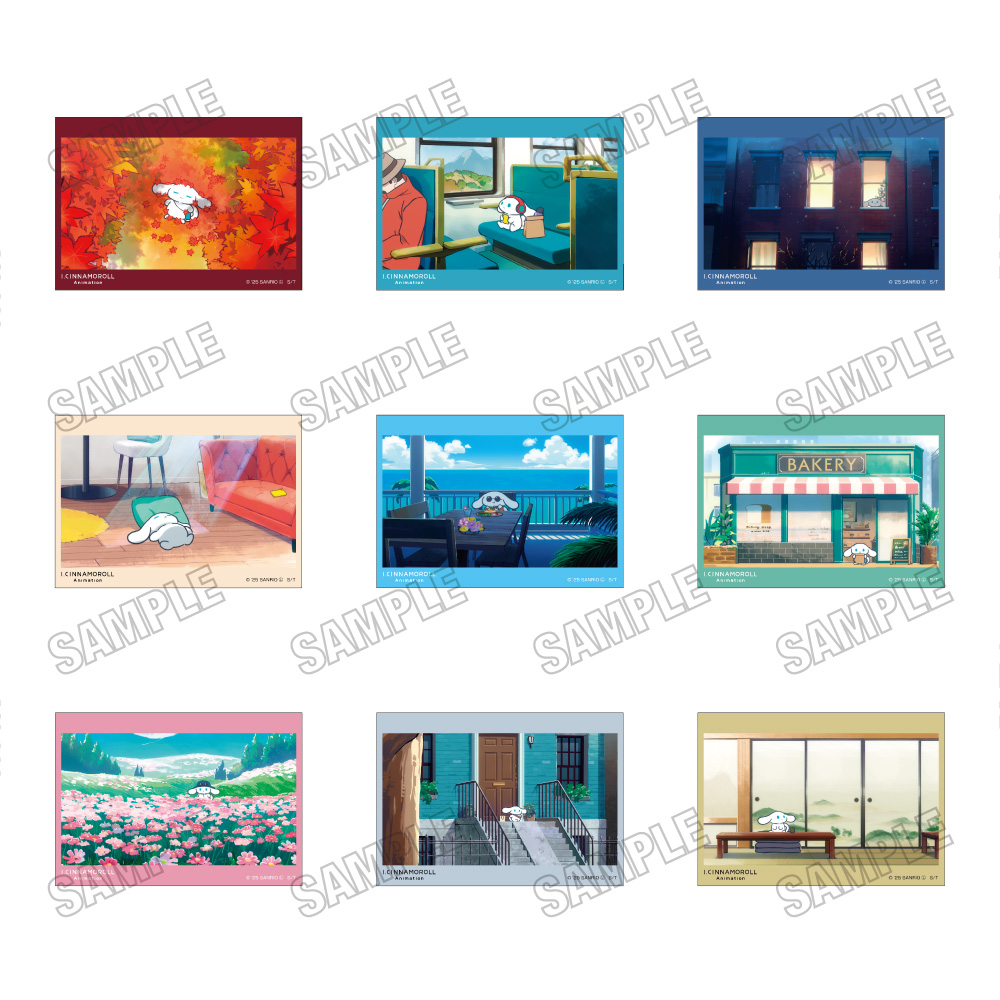 【メディコス・エンタテインメント】『I.CINNAMOROLL Animation』ブロマイドセット【B】