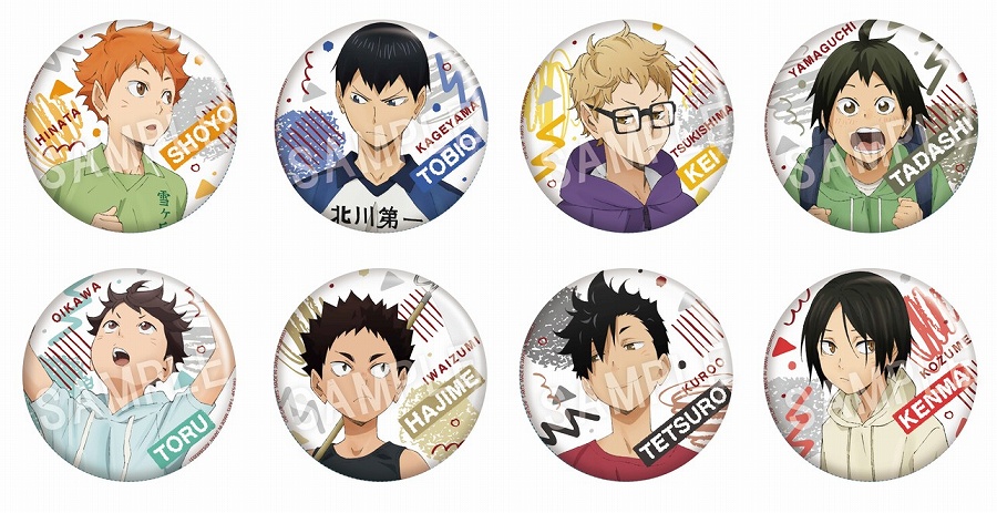 【タカラトミーアーツ】カラパレ ハイキュー！！ 思い出トレーディング缶バッジ 1BOX入数：8