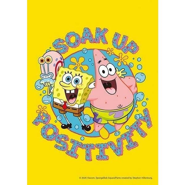 【アップルワン】スポンジ・ ボブ 108-092 SOAK UP POSITIVITY ソークアップ ポジティビティ