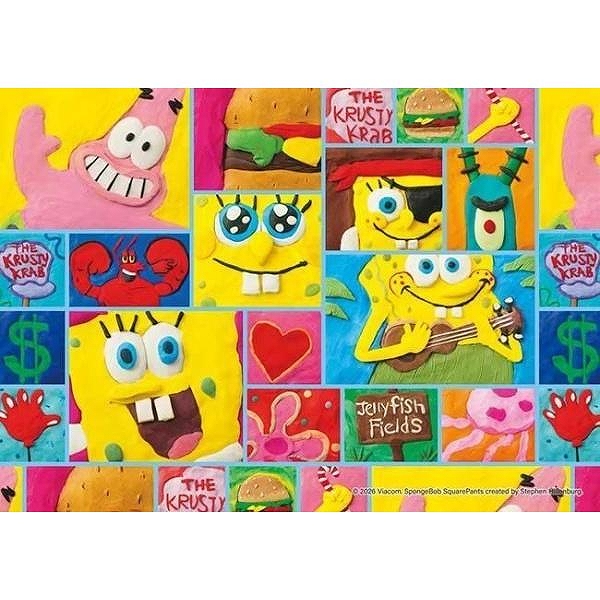 【アップルワン】スポンジ・ ボブ 108-094 SPONGEBOB TILE ART スポンジ・ボブ タイルアート