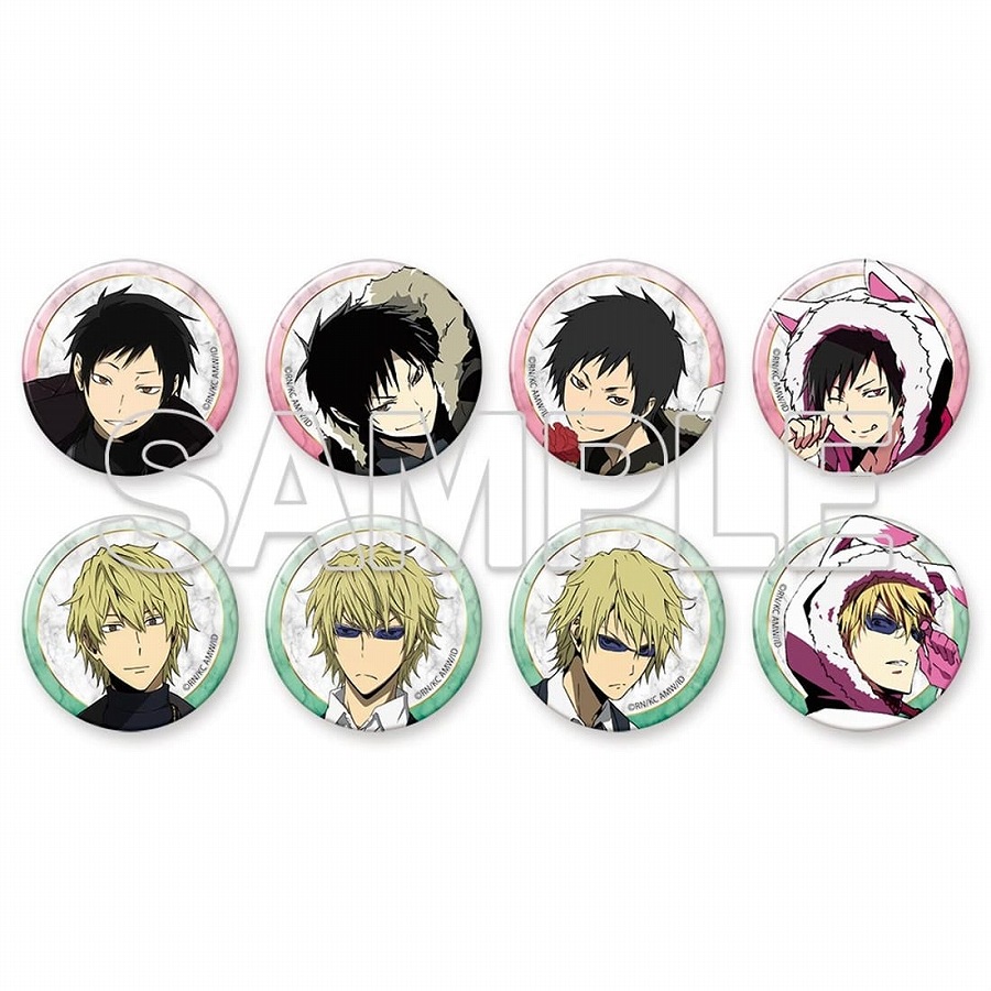 【KADOKAWA】『デュラララ！！×2』Ver.winter トレーディング缶バッジ 折原臨也&平和島静雄≪ランダム≫