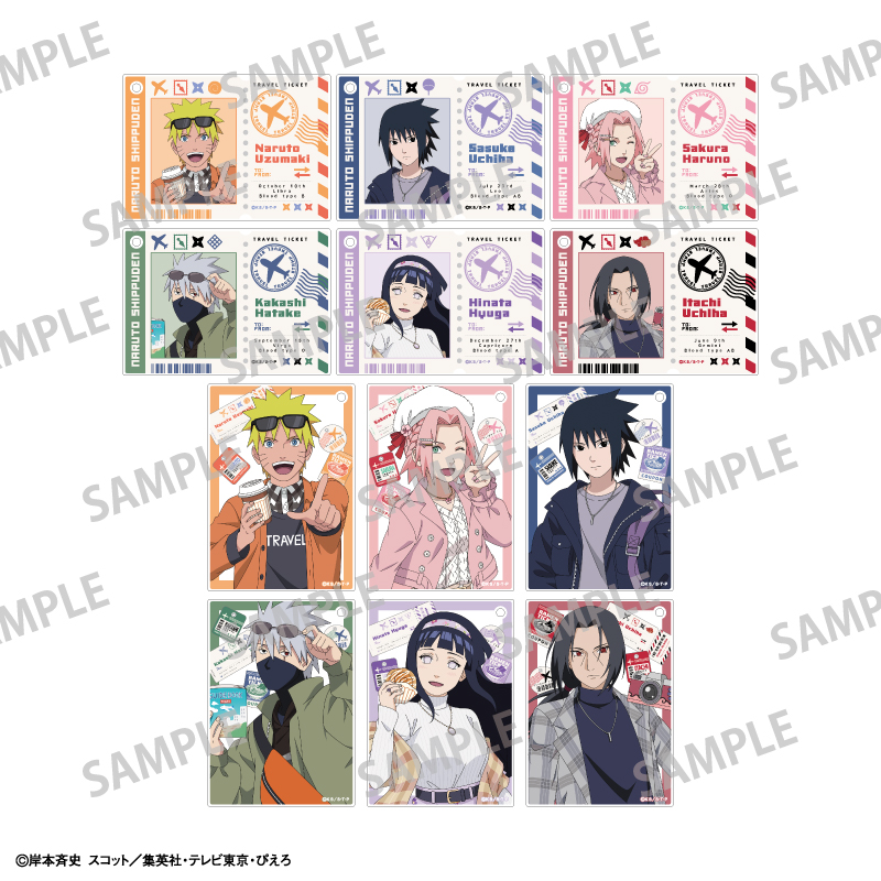 【カミオジャパン】NARUTO-ナルト- 疾風伝 トレーディングアクリルプレート/ぶらっと旅の巻！ 1BOX入数：12
