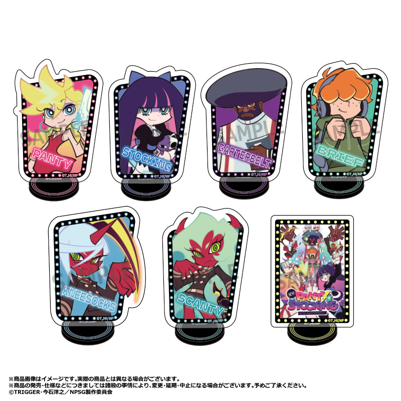 【ANICRAFT】New PANTY & STOCKING with GARTERBELT トレーディングミニアクリルスタンド 1BOX入数：7