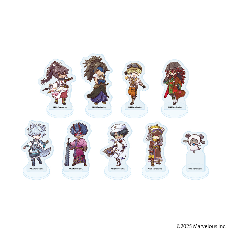 【A3】アクリルぷちスタンド「龍の国 ルーンファクトリー」01/ブラインド（全9種）（グラフアートイラスト） 1BOX入数：9