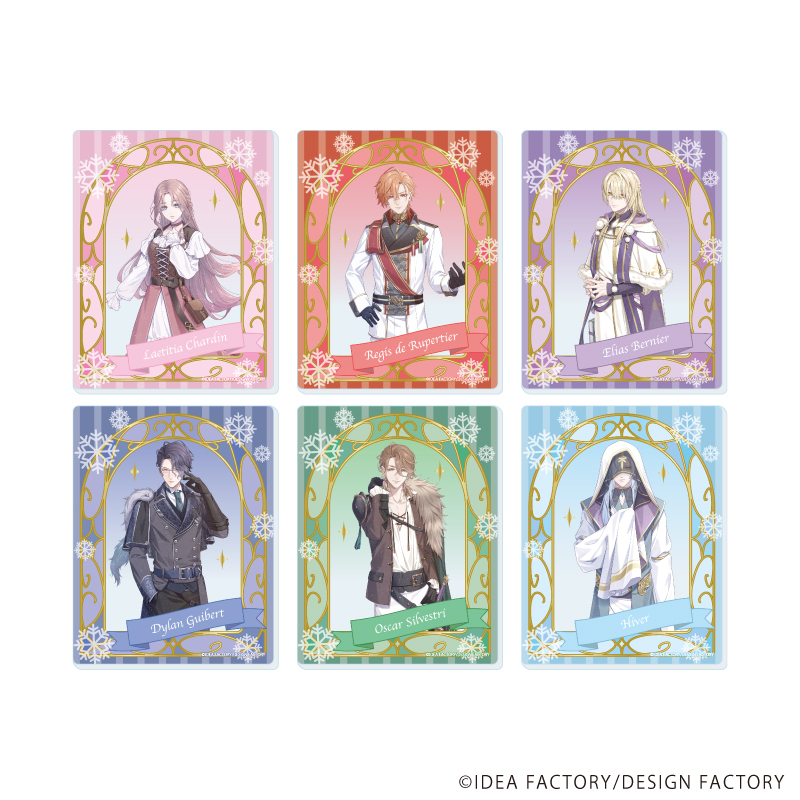 【A3】アクリルカード「冬園サクリフィス」01/ブラインド（全6種）（公式イラスト） 1BOX入数：6