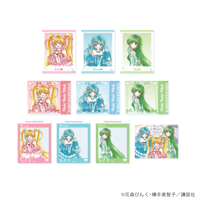 【A3】アクリルカード「マーメイドメロディーぴちぴちピッチ」09/アイドル衣装ver. ブラインド（全10種）（描き下ろしイラスト） 1BOX入数：10