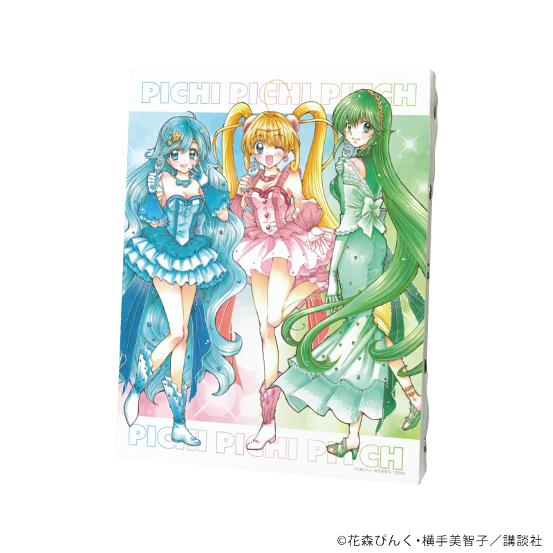 【A3】キャンバスボード「マーメイドメロディーぴちぴちピッチ」03/集合デザイン アイドル衣装ver.（描き下ろしイラスト）