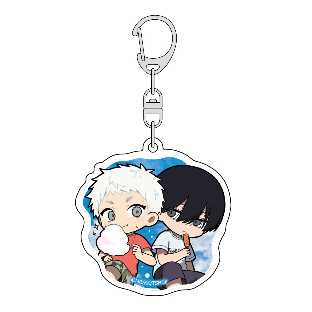 【Parflette】光が死んだ夏 ミニキャラアクリルキーホルダー （よしき&ヒカル/夏B）