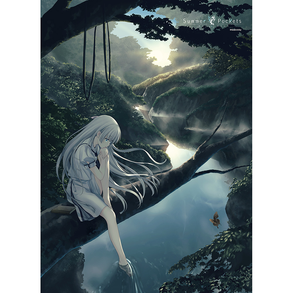 【カーテン魂】Summer Pockets B2タペストリー （鳴瀬しろは）