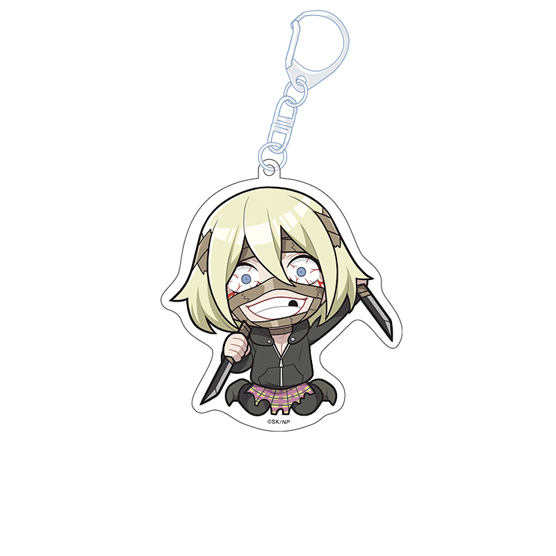 【ペンギンパレード】忍者と極道 ぺたん娘アクリルキーホルダー ガムテ