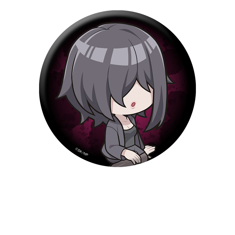 【ペンギンパレード】忍者と極道 ぺたん娘缶バッジ 病田 色