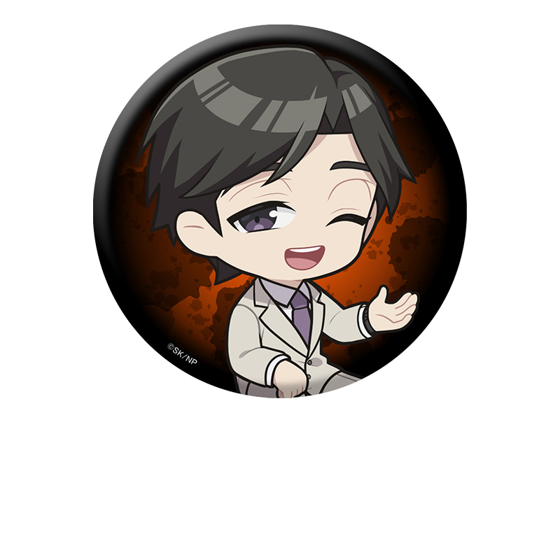 【ペンギンパレード】忍者と極道 ぺたん娘缶バッジ 輝村極道