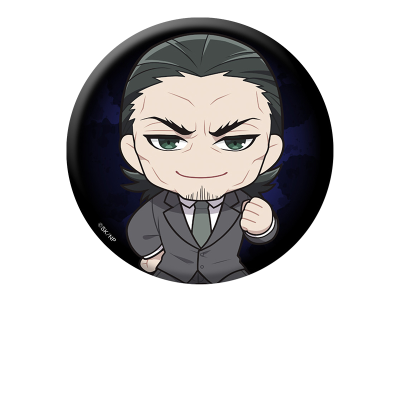 【ペンギンパレード】忍者と極道 ぺたん娘缶バッジ 夢澤恒星