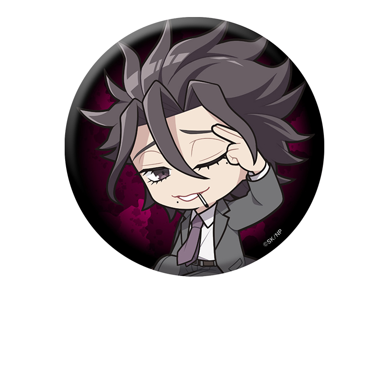 【ペンギンパレード】忍者と極道 ぺたん娘缶バッジ 殺島飛露鬼